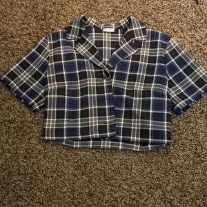 PacSun Plaid Crop Top